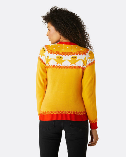 Women's Yellow Easter Sweater