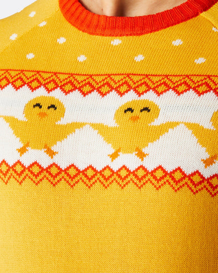 Women's Yellow Easter Sweater