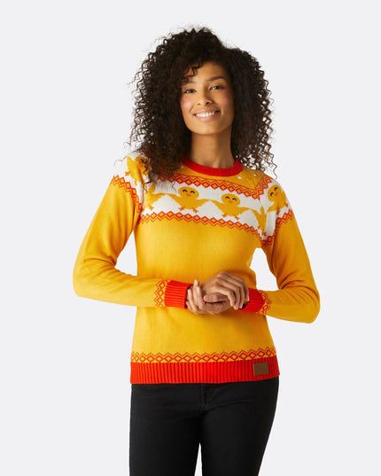 Women's Yellow Easter Sweater