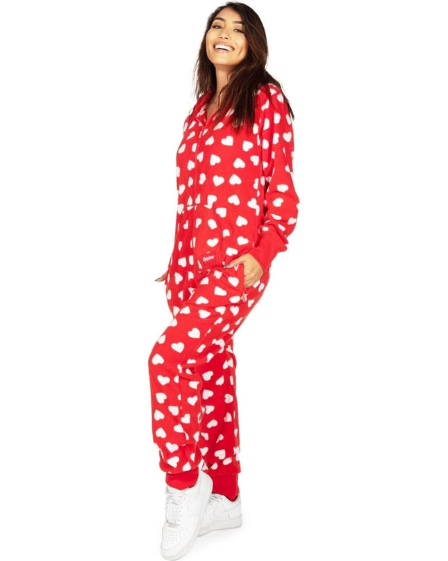 Women's Beating Hearts Jumpsuit