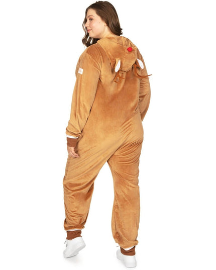Women's Rudolph Plus Size Jumpsuit