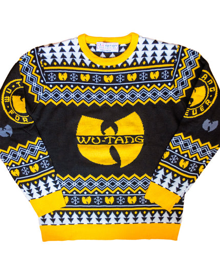 Wu-Tang Clan Logo Snowflakes Sweater