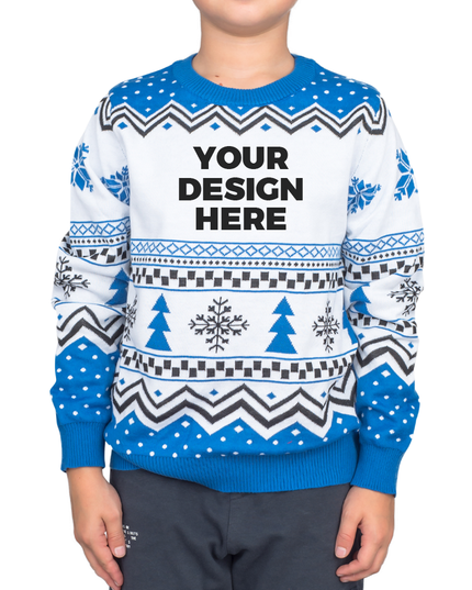Custom Youth Ugly Christmas Sweater