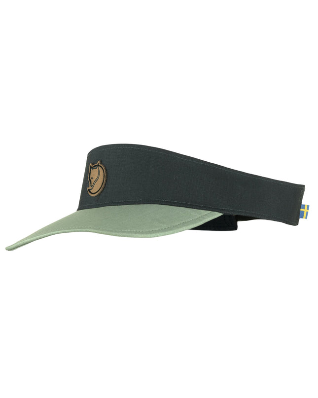Stylish Dark Navy & Patina Green Visor Cap
