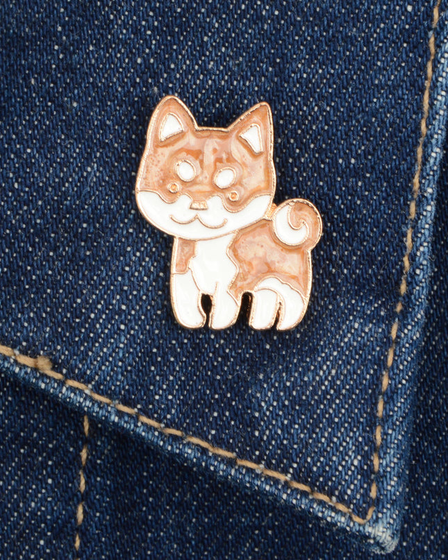 Akita Design Brooch - Cute and Stylish