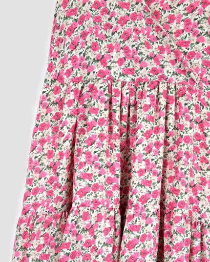 Pink Floral Summer Dress