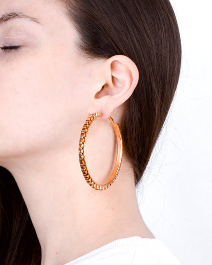 Chain Hoop Earrings
