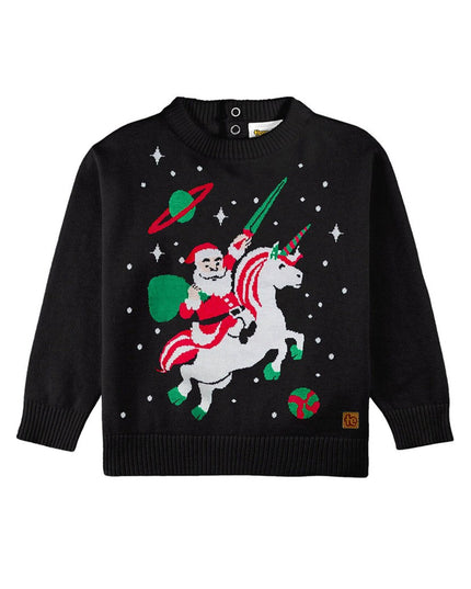 Baby Girl's Santa Unicorn Ugly Christmas Sweater
