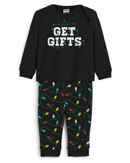 Toddler Boy's Get Gifts Crew Neck Pajama Set