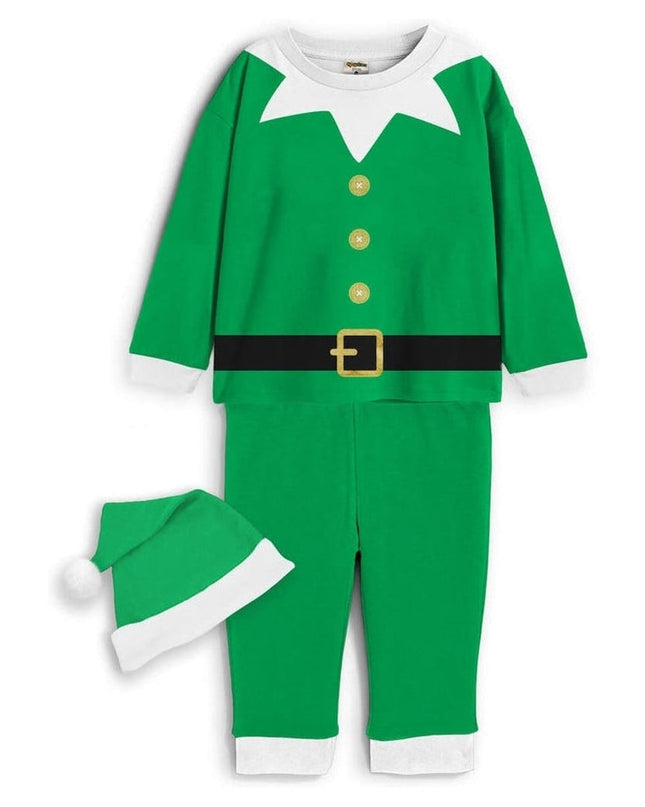 Baby Girl's Elf Pajama Set