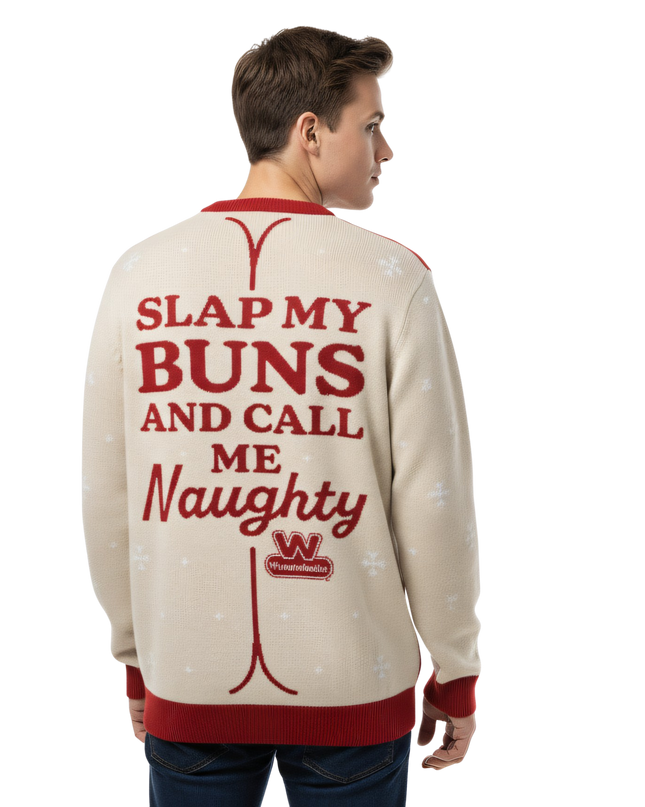 Wienerschnitzel Funny Hotdog Ugly Christmas Sweater