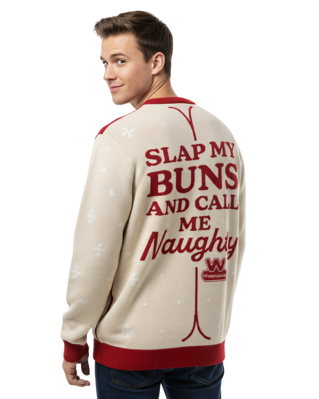 Wienerschnitzel Funny Hotdog Ugly Christmas Sweater