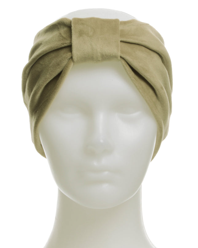 Pastel Green Velvet Headband