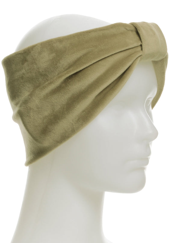 Pastel Green Velvet Headband