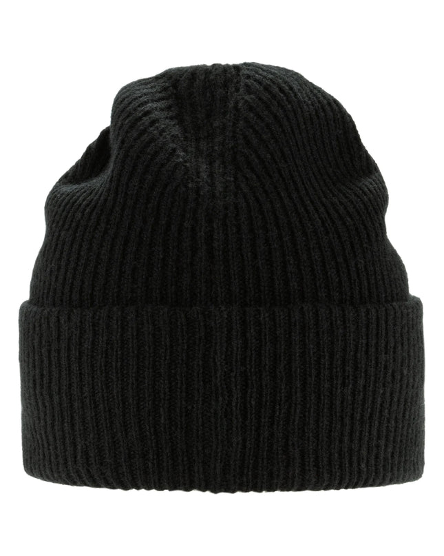 Fjallraven Bergtagen Wool Beanie in Classic Black