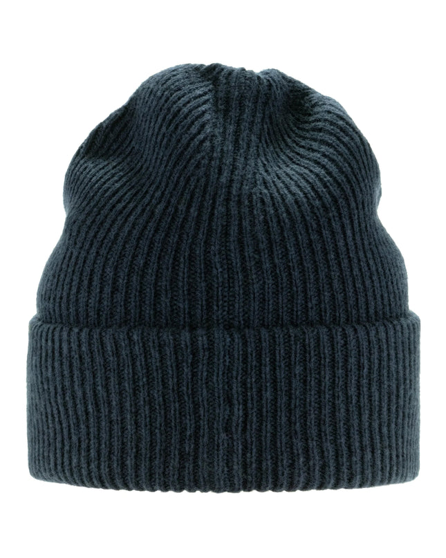 Fjallraven Bergtagen Wool Beanie in Dark Navy Blue