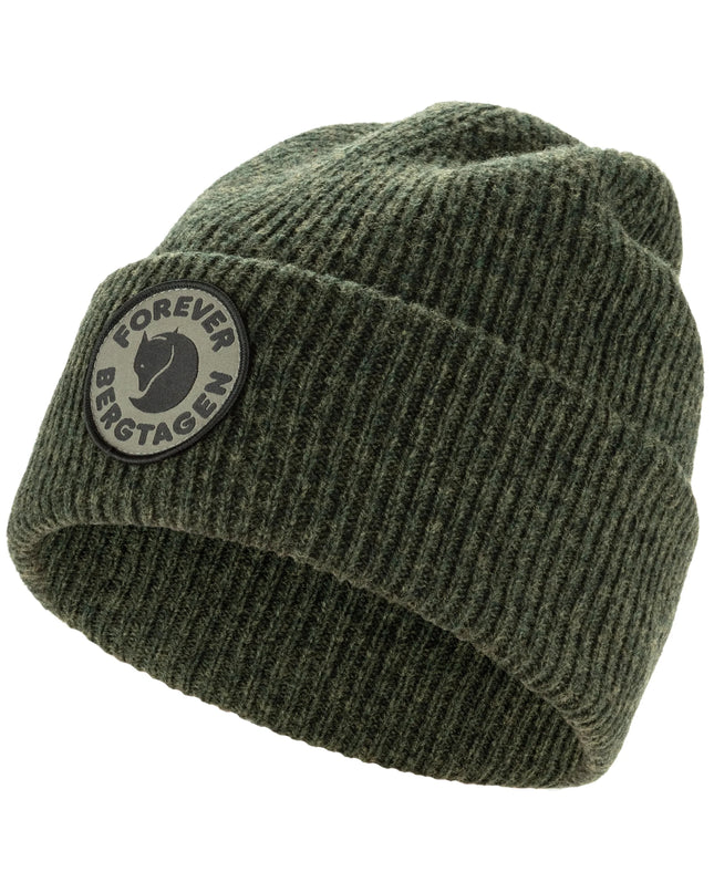 Fjallraven Bergtagen Wool Beanie in Deep Forest Green
