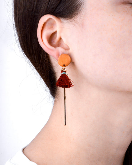 Tassel Wooden Earrings - Unique Jewelry for Any Occasion