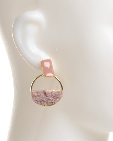 Powder Puffed Earrings - Cute Holiday Accessory