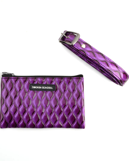 Limited Edition Purple Quilted Belt Bag
