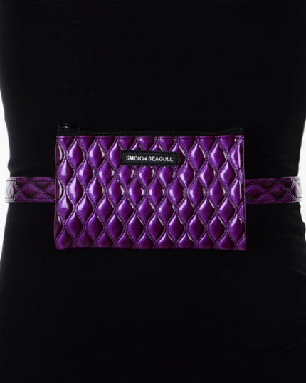 Limited Edition Purple Quilted Belt Bag