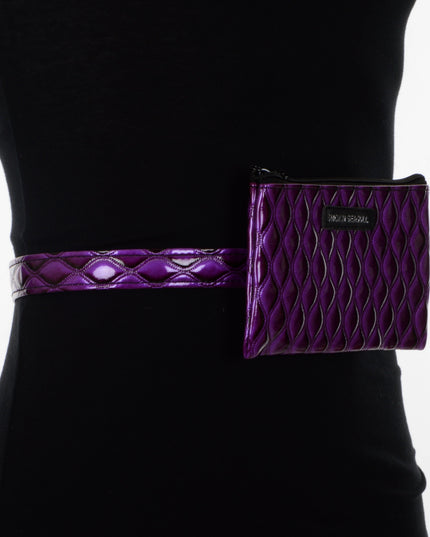 Limited Edition Purple Quilted Belt Bag