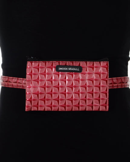 Trendy Pink Geo Belt Bag for All