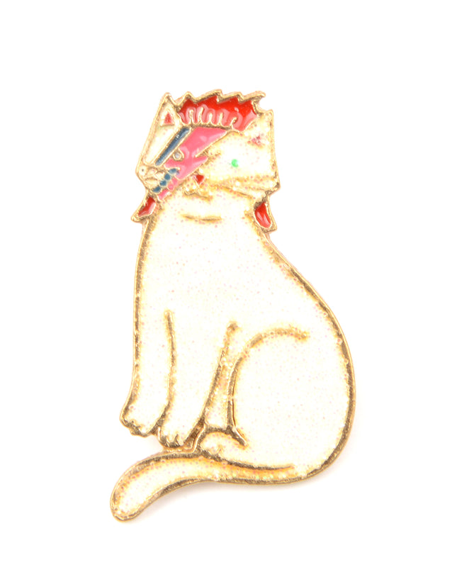 Cat Bowie Easter Pin