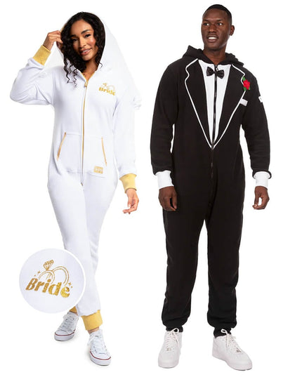 Groom & Bride Wedding Jumpsuits