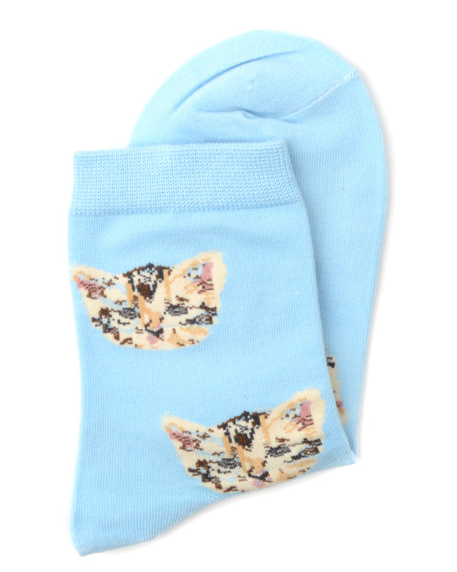Blue Cat Socks