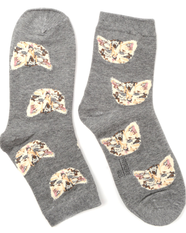 Cat Socks - Grey Design