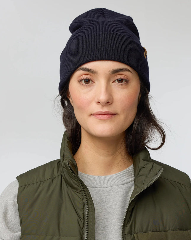 Fjallraven Classic Knit Hat in Dark Olive Green
