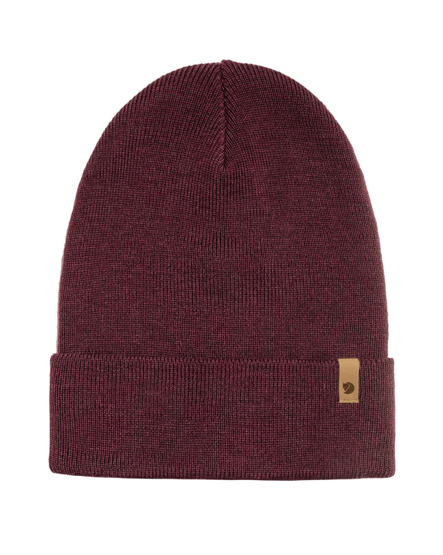 Fjallraven Classic Knit Hat - Dark Garnet Shade