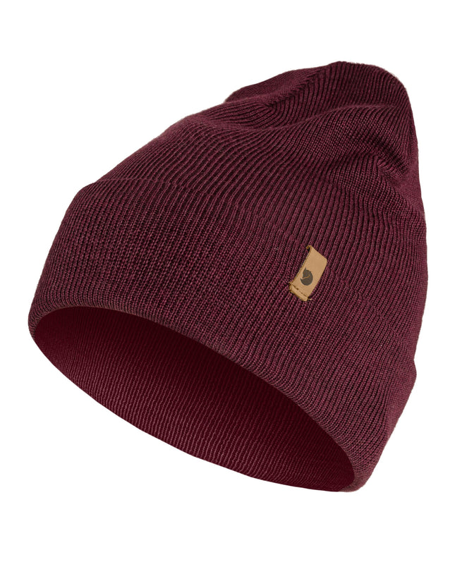 Fjallraven Classic Knit Hat - Dark Garnet Shade