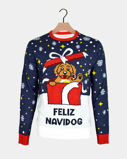 Feliz Navidog Couple Christmas Sweater