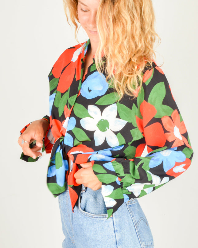 Black Still Life Blouse for All Ages