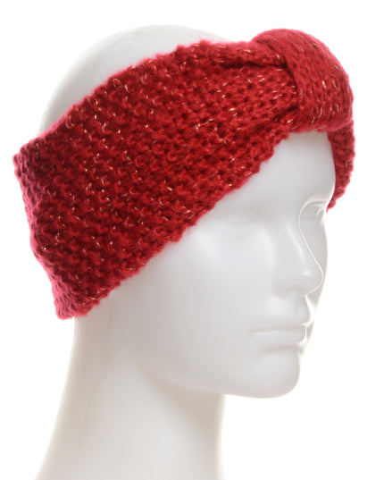 Red Knitted Headband