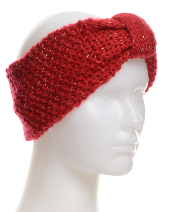 Red Knitted Headband