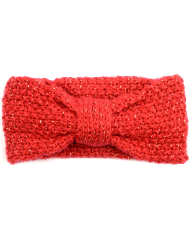 Red Knitted Headband
