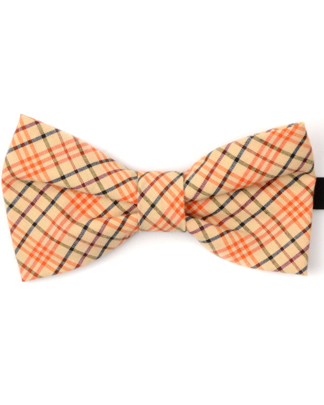 Checked Design Bow Tie I - Classic Christmas Tie