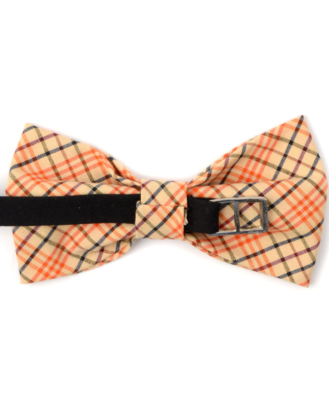 Checked Design Bow Tie I - Classic Christmas Tie