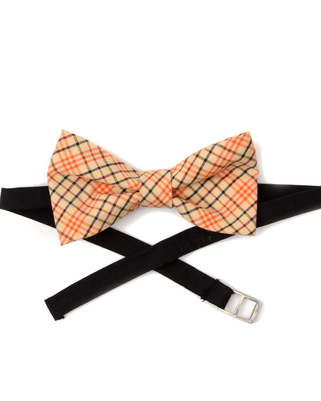 Checked Design Bow Tie I - Classic Christmas Tie