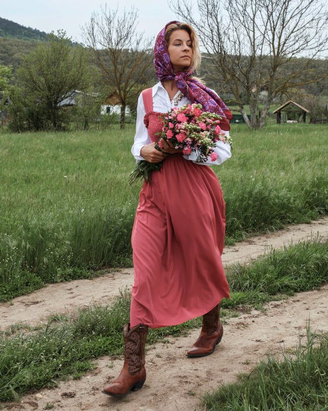 Mauve Midi Dress