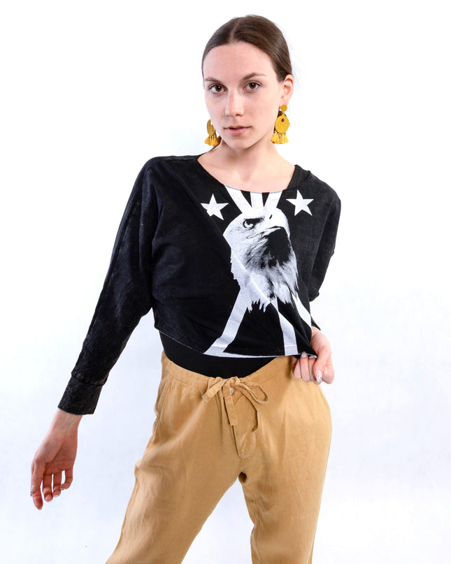 Eagle Distressed Sweater