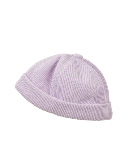 Purple Knitted Docker Cap for Christmas Accessories
