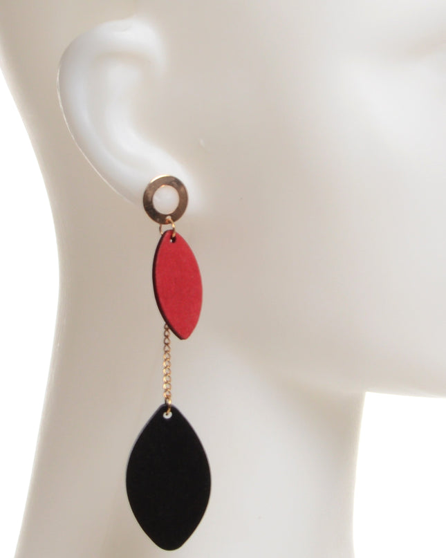 Leaf Wooden Earrings I