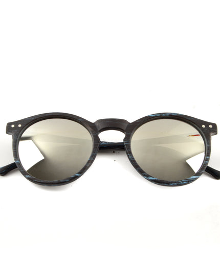 Blue Patterned Scrunchie