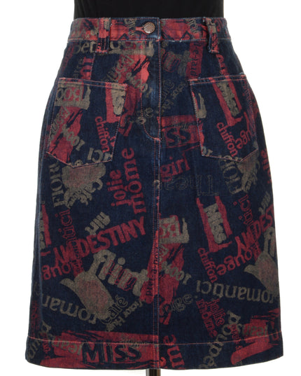 Vintage Printed Skirt