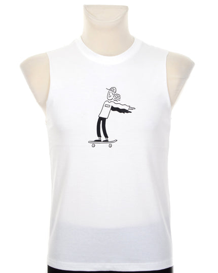 Skater Design Tank Top