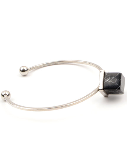 Stone Bracelet - Black Cube
